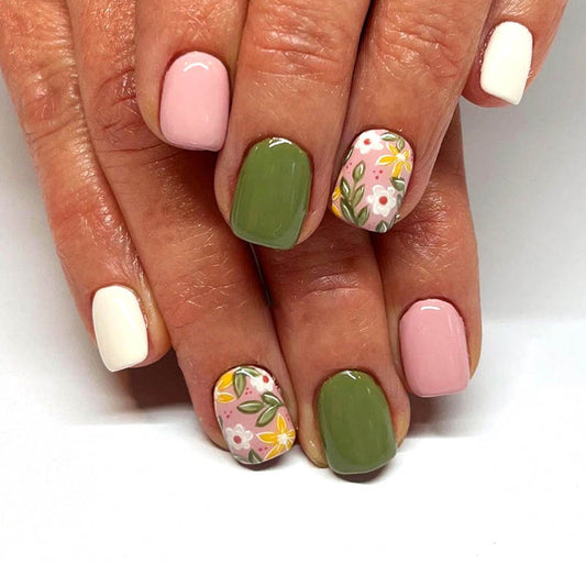 Spring Blossom Press-on Nails
