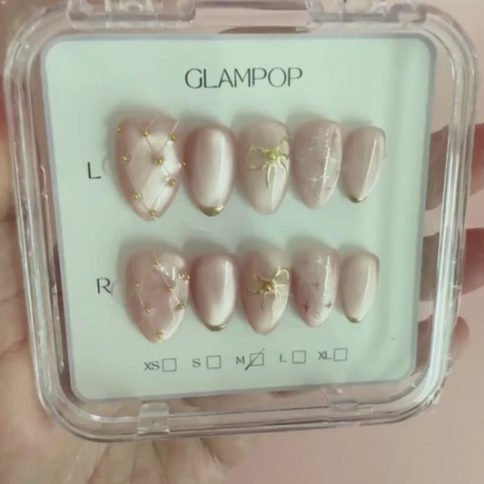 Blushing Belle Handmade Press On Nails