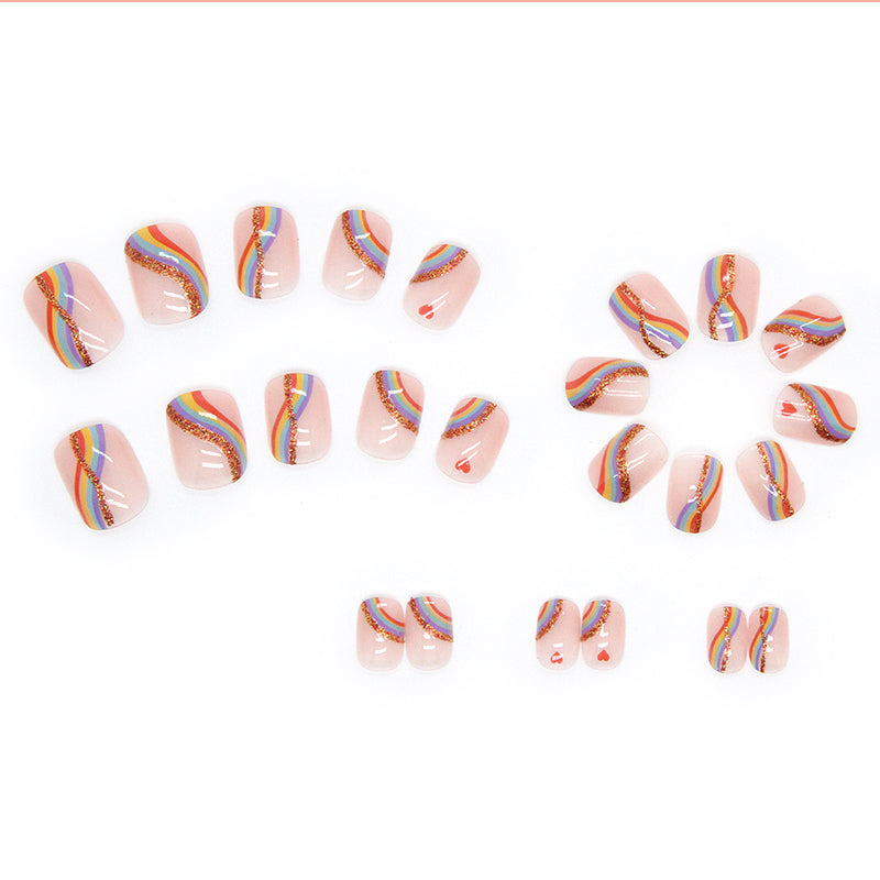 glampop Pride Parade Press-on Nails for LGBTQ+ Community