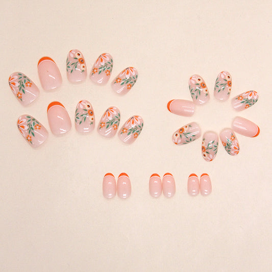 GLAMPOP Citrus Bloom Press-On Nails