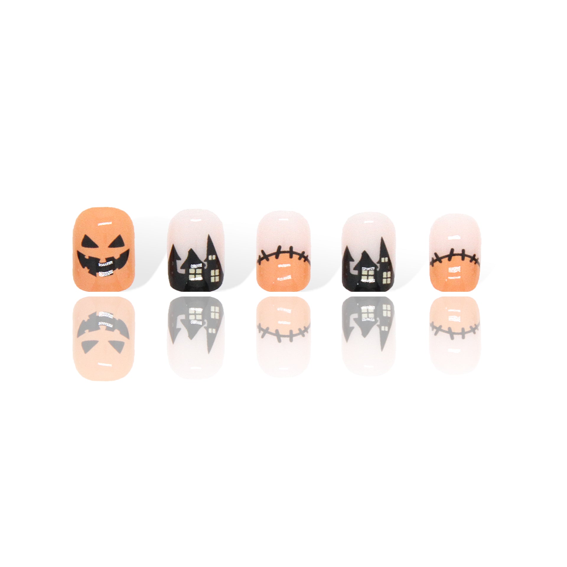 GLAMPOP Pumpkin Posh Press-on Nails Halloween Nails