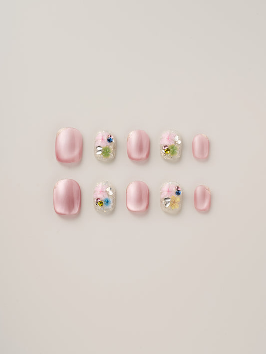 Petal Dream Handmade Press On Nails