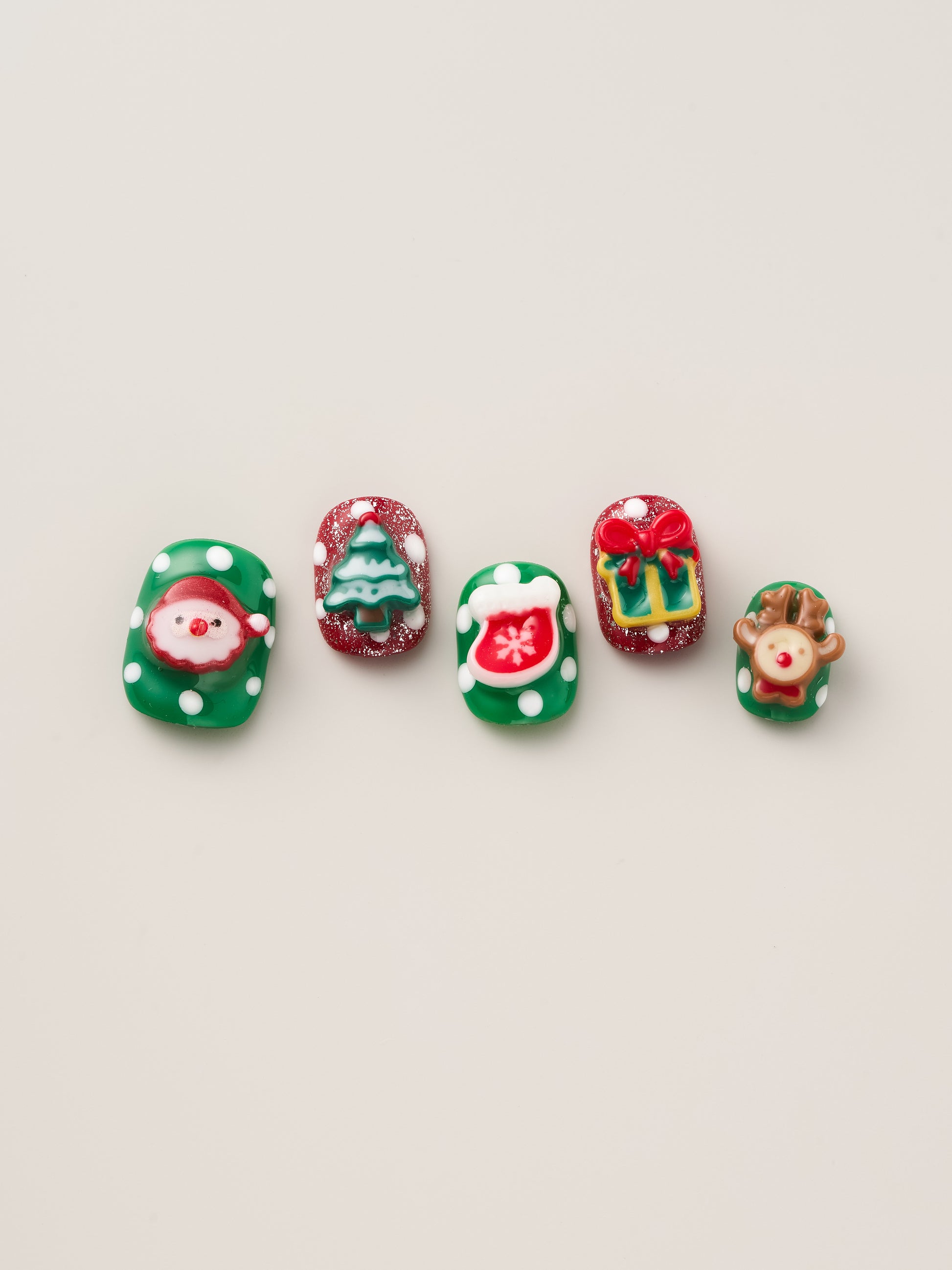 Christmas nails.