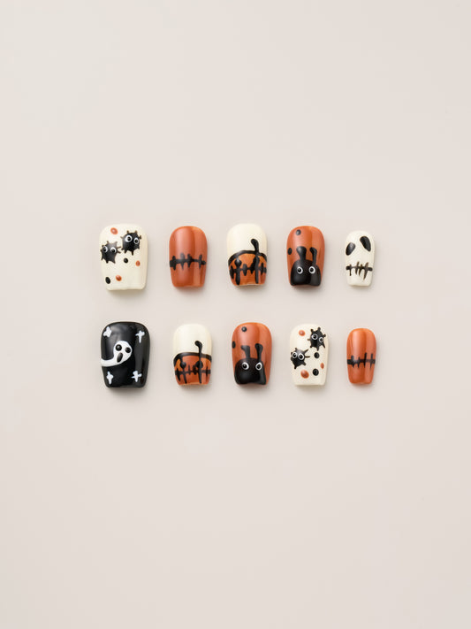 Trick or Tips Handmade Press On Nails 