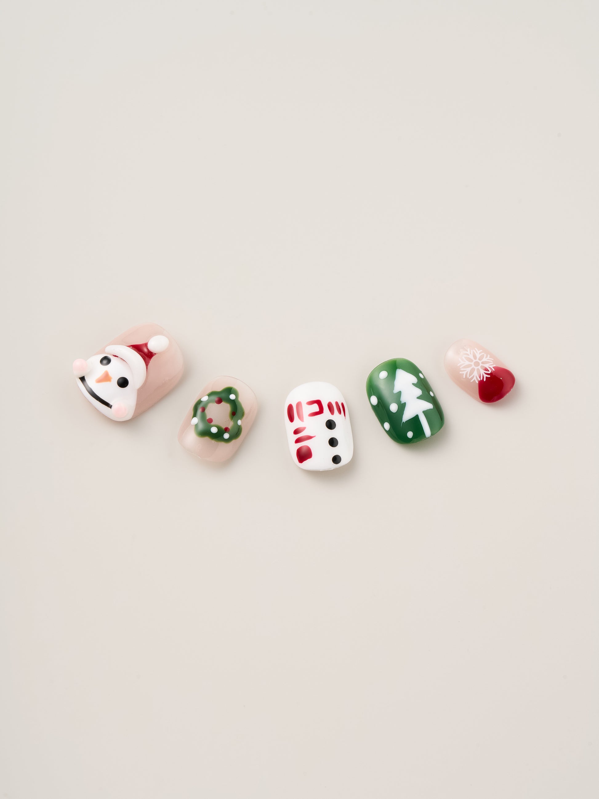 Christmas  Handmade Press On Nails