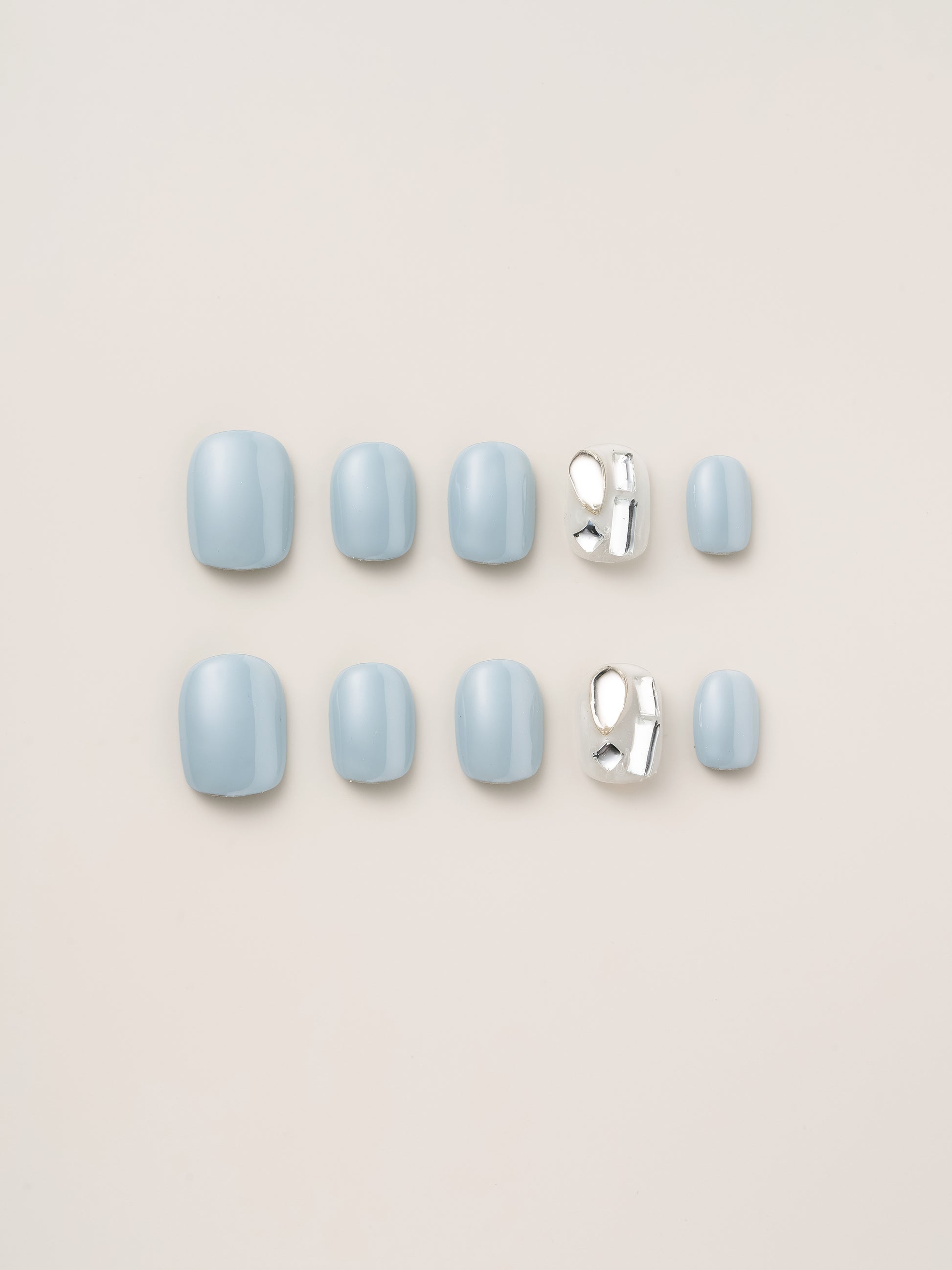 Crystal Skies Handmade Press On Nails