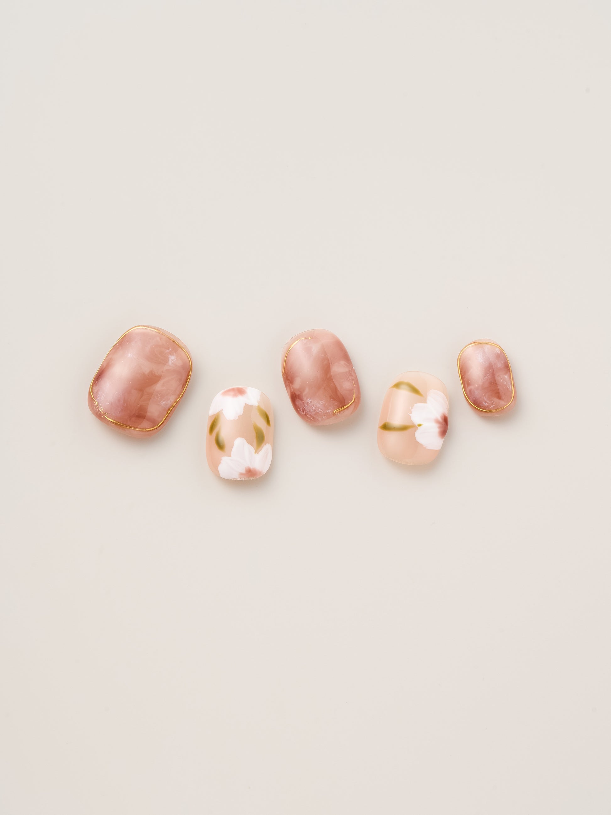 Blossom Blush Handmade Press On Nails