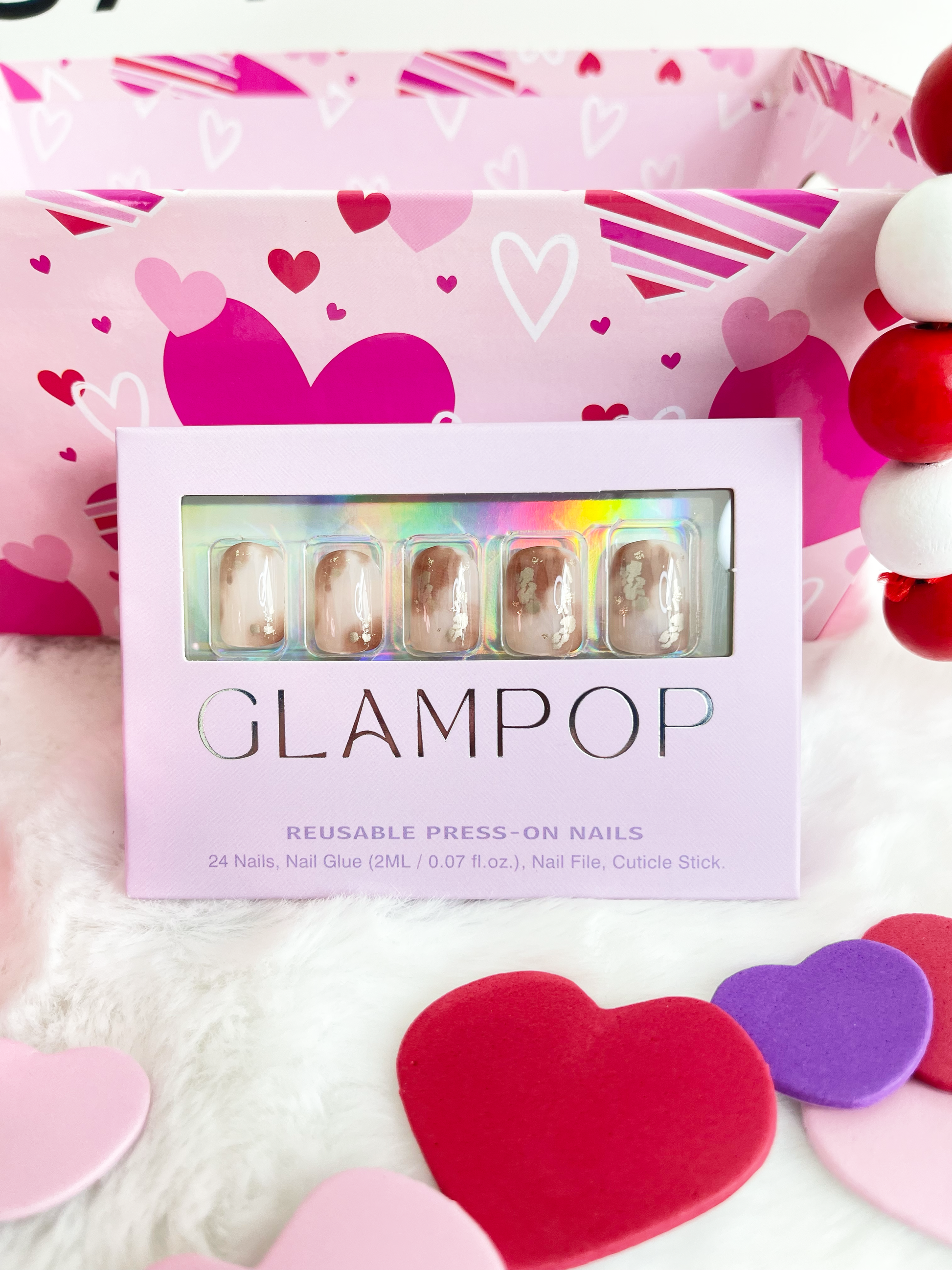 GLAMPOP Cocoa Charm Press-on Nails