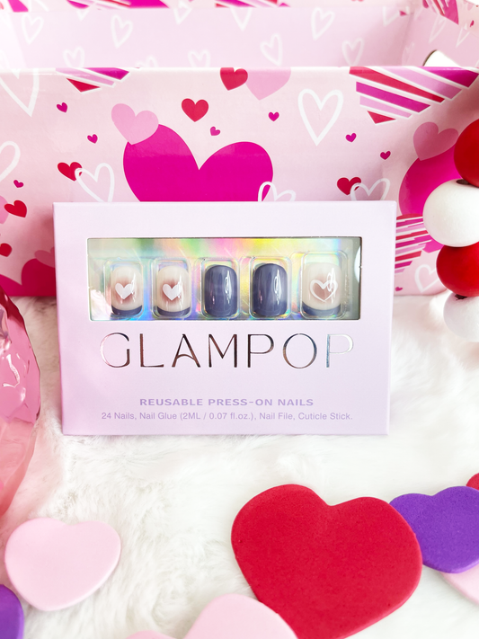 GLAMPOP Lavender Love Press-on Nails