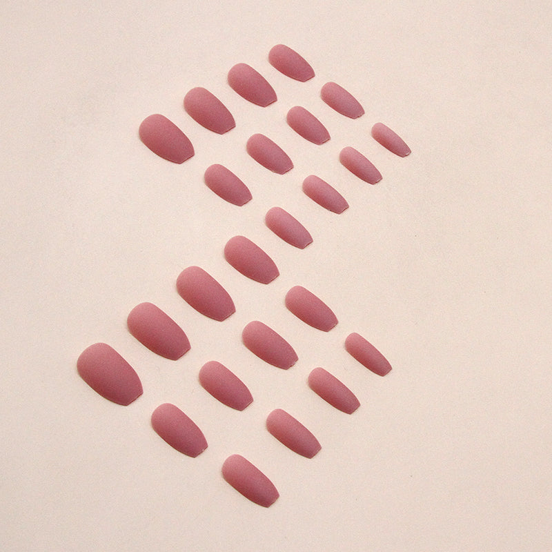 GLAMPOP Blush Velvet Press-on Nails Pink