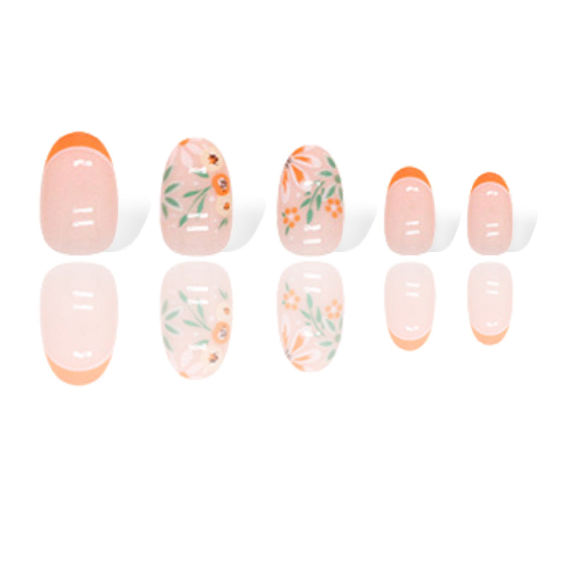 GLAMPOP Citrus Bloom Press-On Nails