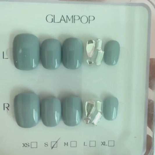 Crystal Skies Handmade Press On Nails