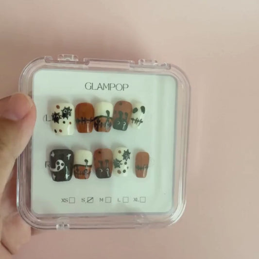 Trick or Tips Handmade Press On Nails